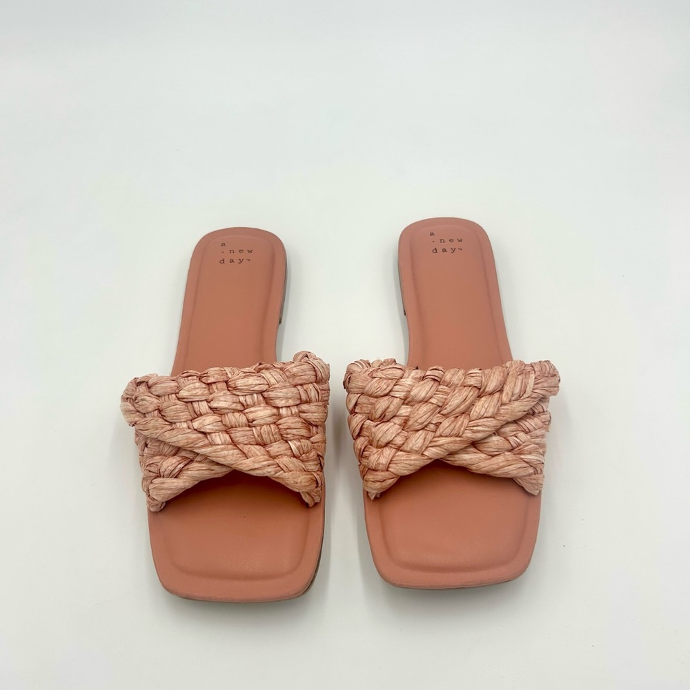 NEW | Women's A New Day Nicolette
Raffia Sandals Size 7.5